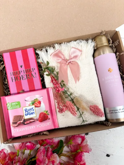 Giftbox - Hiep Hiep Hoera Roze