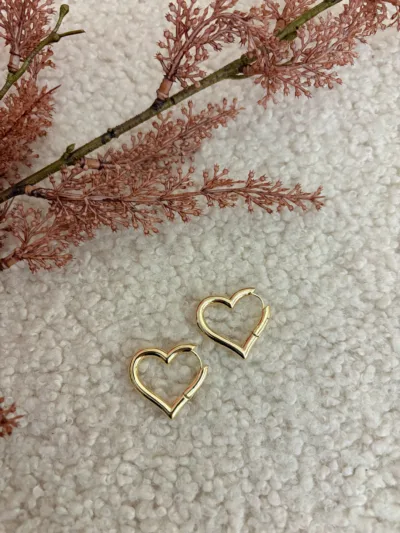Oorbellen - Golden heart