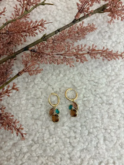 Oorbellen Autumn Stones