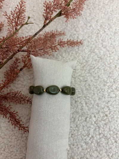 Kralen armband - Groen
