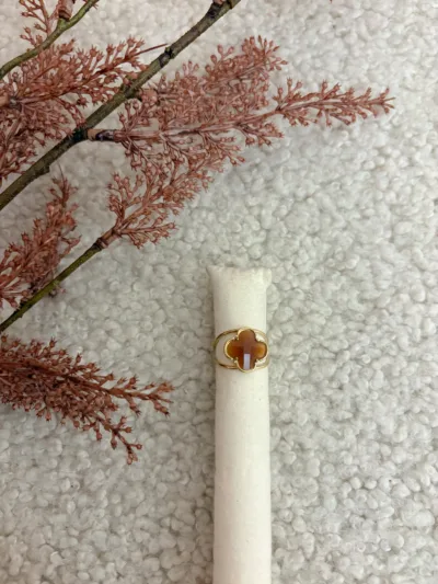 Ring Clover bruin