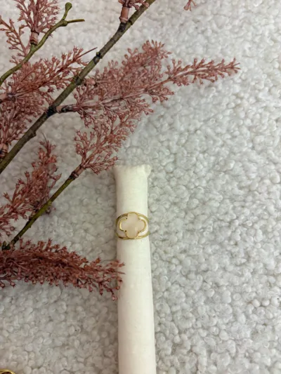 Ring Clover beige