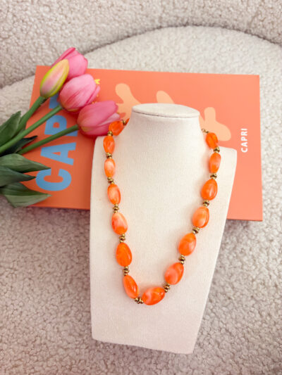Ketting - oranje glow