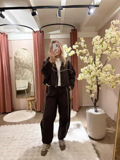 Sporty chic pants