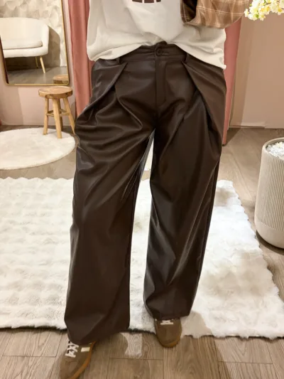 Leatherlook pantalon