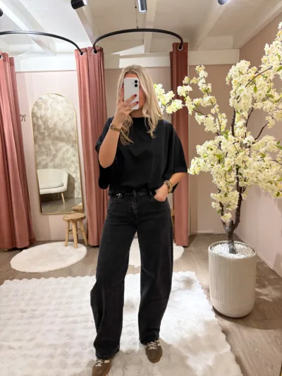 Barrel jeans QH - Grey
