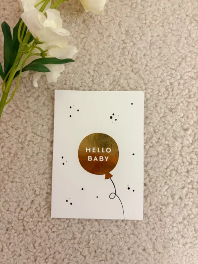 Ansichtkaart - Hello baby