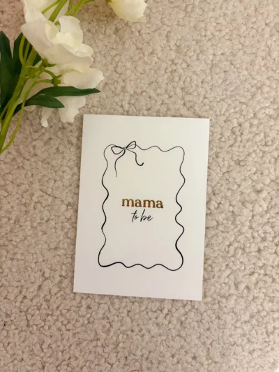 Ansichtkaart - mama to be