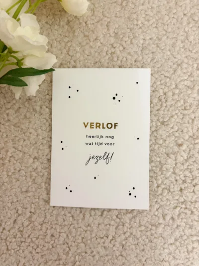 Ansichtkaart - Verlof