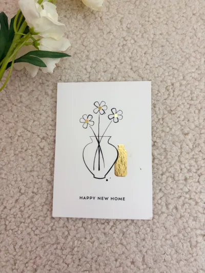 Ansichtkaart - Happy new home