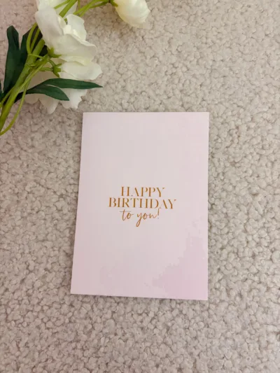 Ansichtkaart - Happy birthday to you