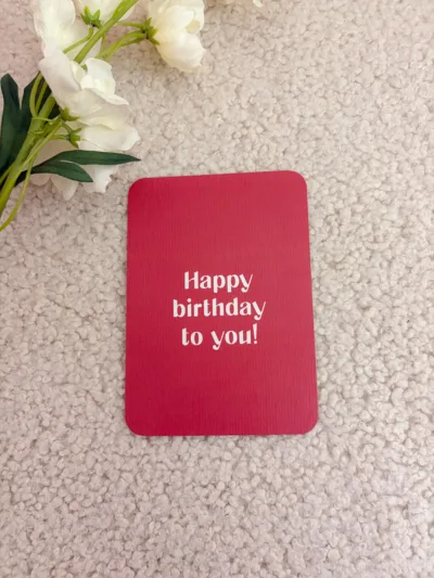 Ansichtkaart - Happy birthday