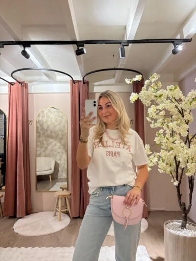 T-shirt Atelier - Roze