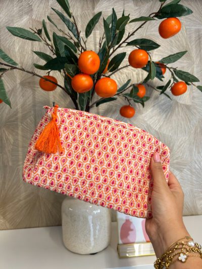Toilettasje oranje - groot