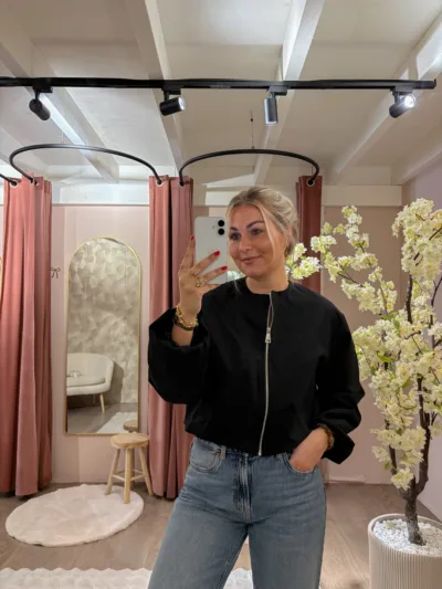 Bomber jacket  - zwart