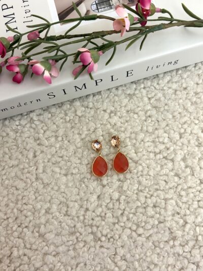 Oorbellen - little orange