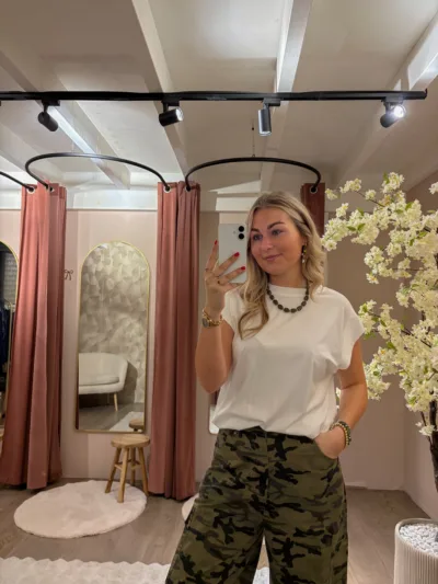 Basic white top