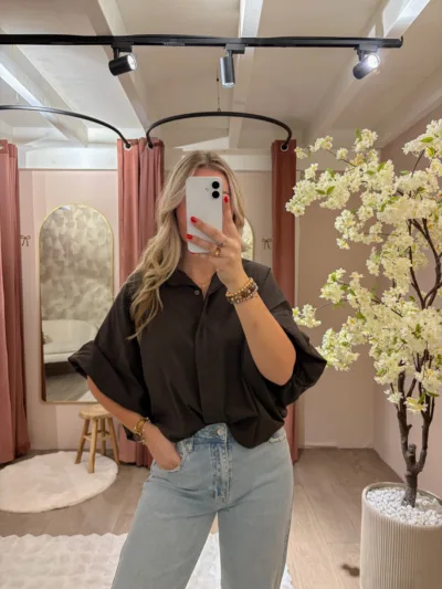 Jolie blouse - bruin