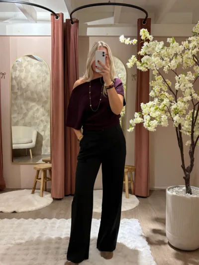 Pantalon - zwart